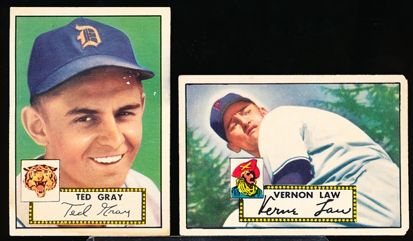 1952 Topps Baseball- 2 Cards