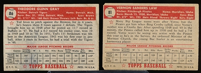 1952 Topps Baseball- 2 Cards