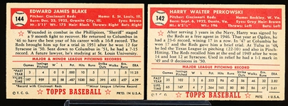 1952 Topps Baseball- 2 Diff Cinc. Reds