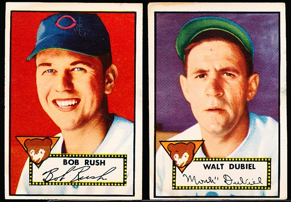 1952 Topps Baseball- 2 Diff Chicago Cubs