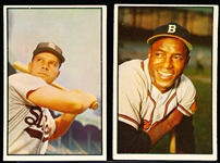 1953 Bowman Bb Color- 2 Diff