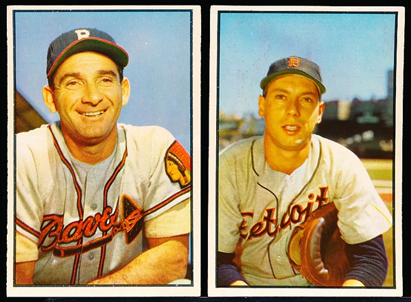 1953 Bowman Bb Color- 2 Diff