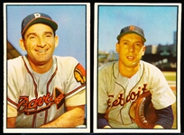 1953 Bowman Bb Color- 2 Diff