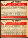 1953 Bowman Bb Color- 2 Diff