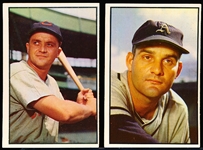 1953 Bowman Bb Color- 2 Diff