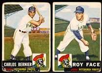 1953 Topps Baseball- 2 Diff Hi#’s- Pitt Pirates