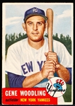 1953 Topps Baseball- Hi#- #264 Gene Woodling, Yankees
