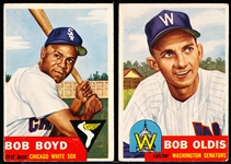 1953 Topps Bb- 2 Diff Hi#’s