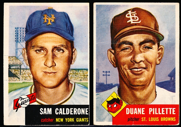 1953 Topps Bb- 2 Diff Hi#’s