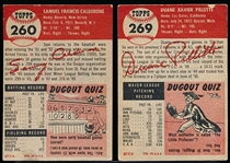 1953 Topps Bb- 2 Diff Hi#’s