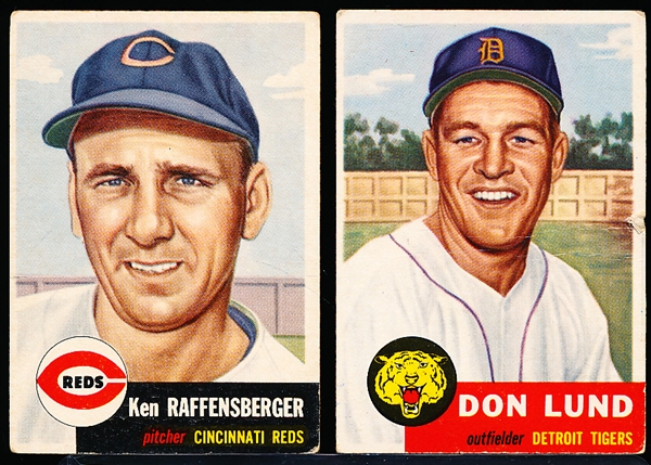 1953 Topps Bb- 2 Diff Hi#’s