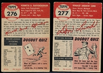 1953 Topps Bb- 2 Diff Hi#’s