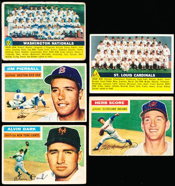 1956 Topps Bb- 5 Diff