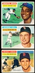 1956 Topps Bb- 3 Cards