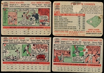 1956 Topps Bb- 4 Diff
