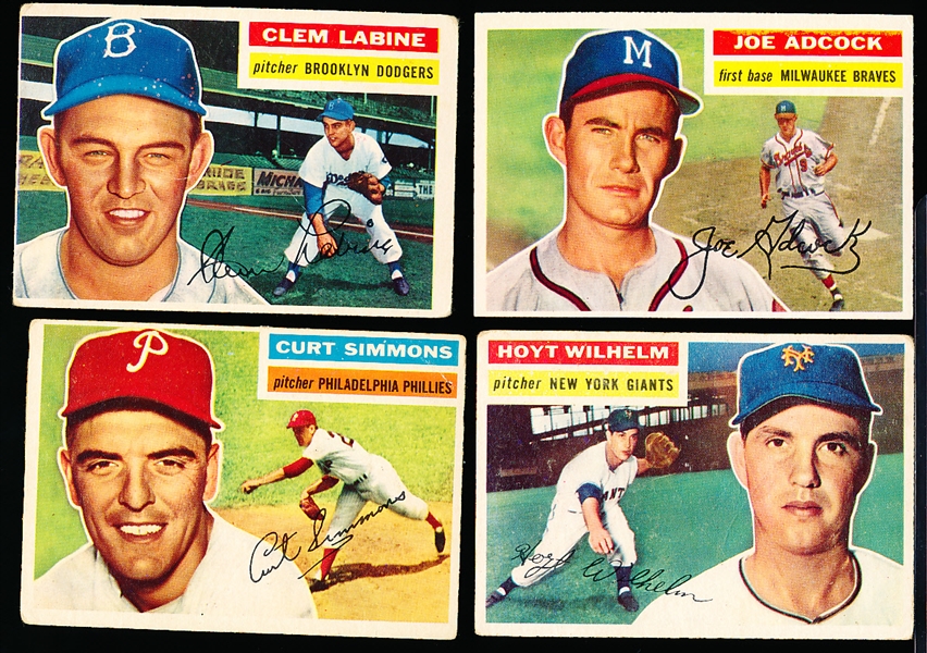 1956 Topps Bb- 4 Diff