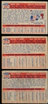 1957 Topps Bb- 10 Diff Semi Hi#’s