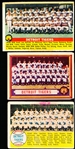 Detroit Tigers Team Cards- 3 Diff