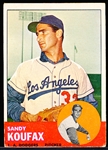1963 Topps Baseball- #210 Sandy Koufax, Dodgers