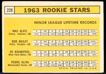 1963 Topps Baseball- #228 Tony Oliva RC