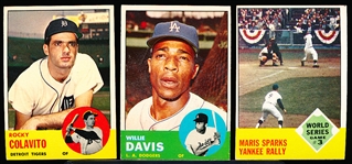 1963 Topps Baseball- 11 Diff
