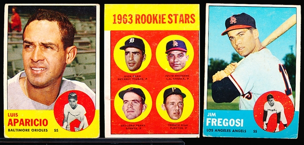 1963 Topps Baseball- 10 Diff
