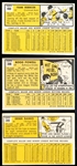 1963 Topps Baseball- 3 Diff