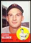 1963 Topps Baseball- #500 Harmon Killebrew, Twins