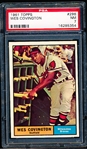 1961 Topps Baseball- #296 Wes Covington, Braves- PSA NM 7