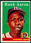 1958 Topps Bb- #30 Hank Aaron, Braves