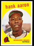 1959 Topps Bb- #380 Hank Aaron, Braves