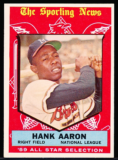 1959 Topps Bb- #561 Hank Aaron All Star- Hi#