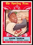 1959 Topps Bb- #561 Hank Aaron All Star- Hi#