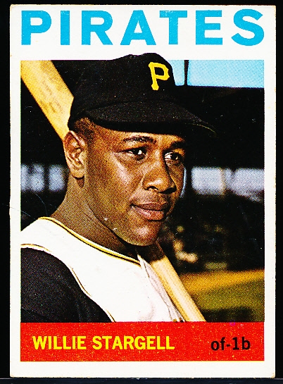 1964 Topps Bb- #342 Willie Stargell, Pirates