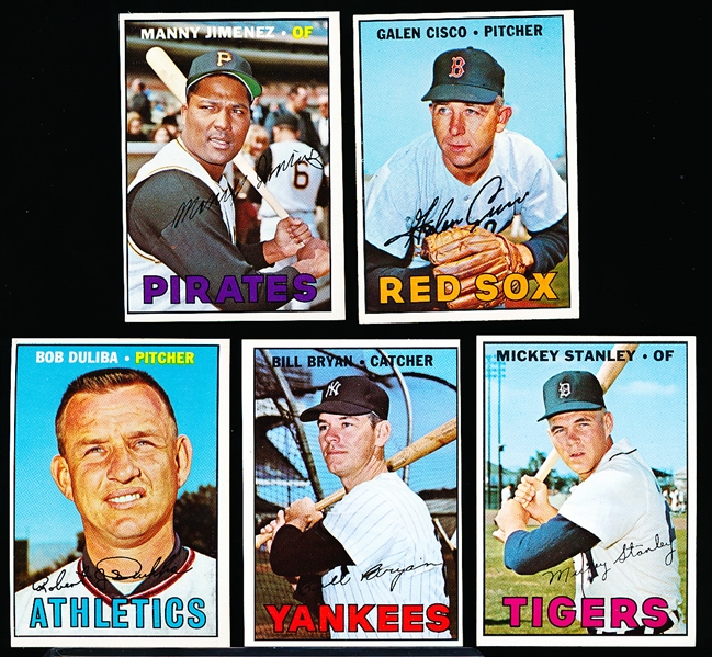 1967 Topps Bb- 5 Diff Hi#’s