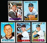 1967 Topps Bb- 5 Diff Hi#’s
