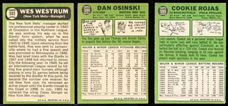 1967 Topps Bb- 3 Diff Hi#’s
