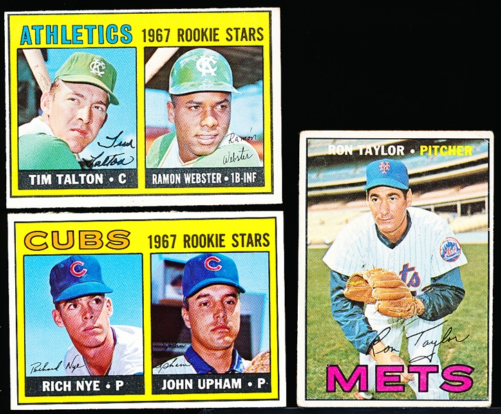 1967 Topps Bb- 3 Diff Hi#’s