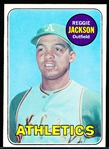 1969 Topps Baseball- #260 Reggie Jackson RC, A’s