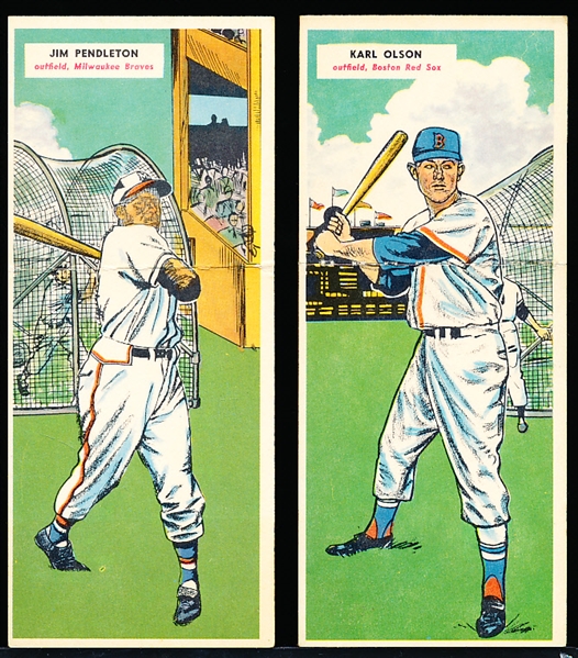 1955 Topps Bb Doubleheader- 2 Diff.