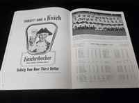1957 World Series Bsbl. Program- Milwaukee Braves @ New York Yankees