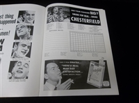 1957 World Series Bsbl. Program- Milwaukee Braves @ New York Yankees