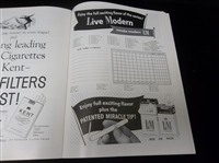 1957 World Series Bsbl. Program- Milwaukee Braves @ New York Yankees