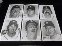1975-76 Detroit Tigers Bsbl. Team Issued Individual Player 8” x 10” Photos- 18 Diff. Photos