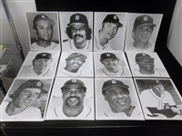 1975-76 Detroit Tigers Bsbl. Team Issued Individual Player 8” x 10” Photos- 18 Diff. Photos