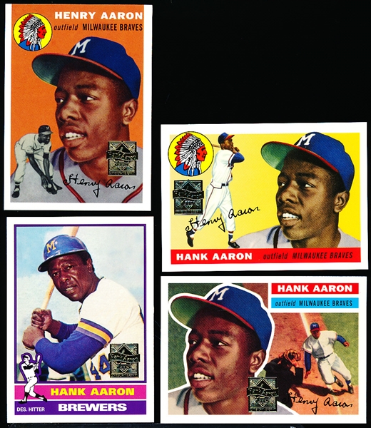 2000 Topps Bb- “Hank Aaron” Near Complete Insert Set- 22 of 23