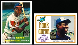 2000 Topps Bb- “Hank Aaron” Inserts- 24 Asst.