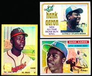 2000 Topps Bb- “Hank Aaron Finest Refractor” Inserts- 7 Asst.