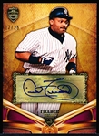 2013 Topps Supreme Bb- “Autographs Purple”- #SA-CFI Cecil Fielder, Yankees- #12/25