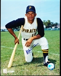 Autographed Matty Alou Pittsburgh Pirates Bsbl. Color 8” x 10” Photo